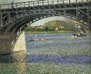 Gustave Caillebotte Bridge oil on canvas